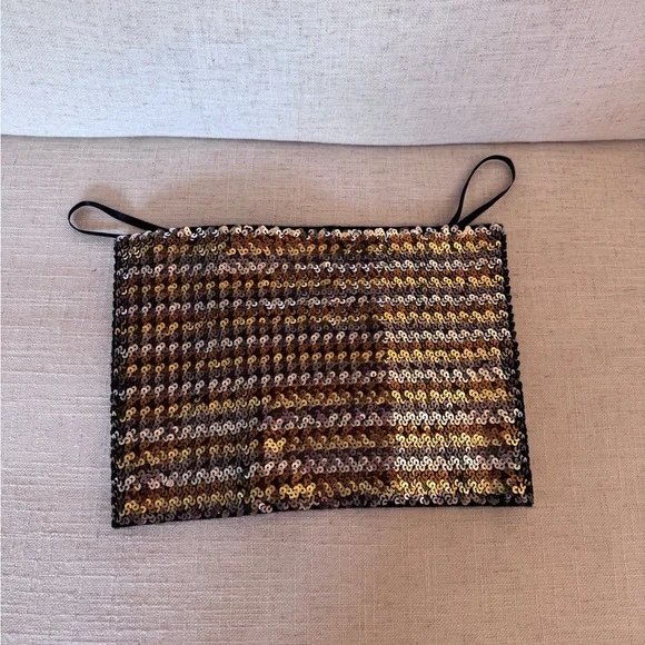 Michael Kors Women’s‎ Merino Wool Strapless Crop Top Size XS - Picture 2 of 4